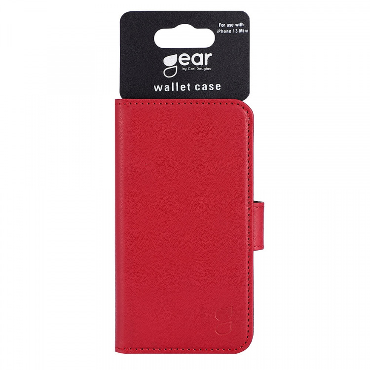 GEAR Wallet Red Limited Edition 3 Cardpockets iPhone 13 Mini
