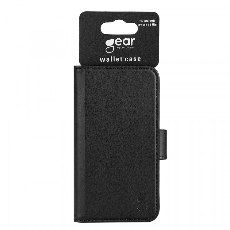 GEAR Wallet Black 3 Cardpockets iPhone 13 Mini