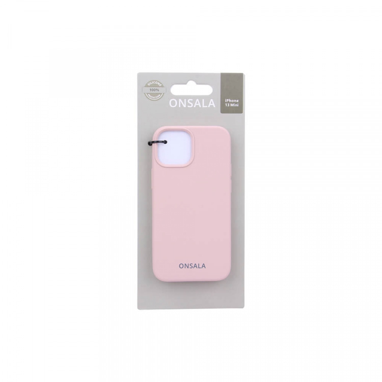 ONSALA Mobile Cover Silicone Sand Pink iPhone 13 Mini ONSALA Mobile Cover Silicone Sand Pink iPhone 13 Mini