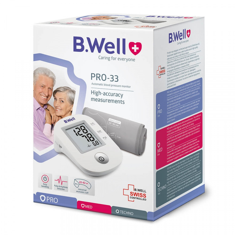 B.WELL B P Monitor Pro-33 M, One Memory