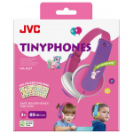 JVC KD7 Kids On-ear headphones with volume limiter 85dB Pink New JVC KD7 Kids On-ear headphones with volume limiter 85dB Pink New