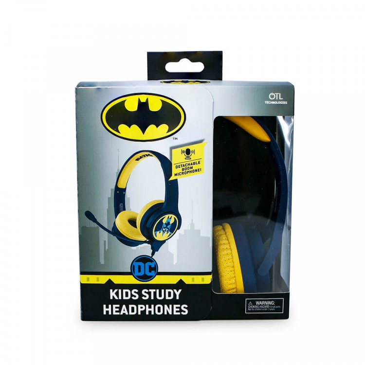 BATMAN Interactive Headphone/Headset On-Ear 85/94dB Boom Mic  BATMAN Interactive Headphone/Headset On-Ear 85/94dB Boom Mic