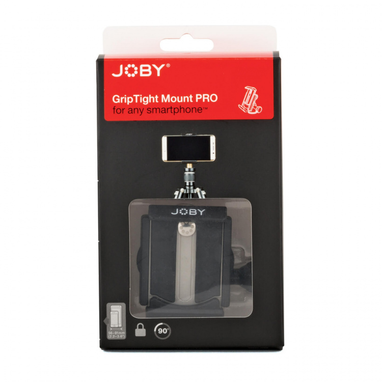 JOBY Smartphone Tripod Mount GripTight Mount Pro Black  JOBY Smartphone Tripod Mount GripTight Mount Pro Black