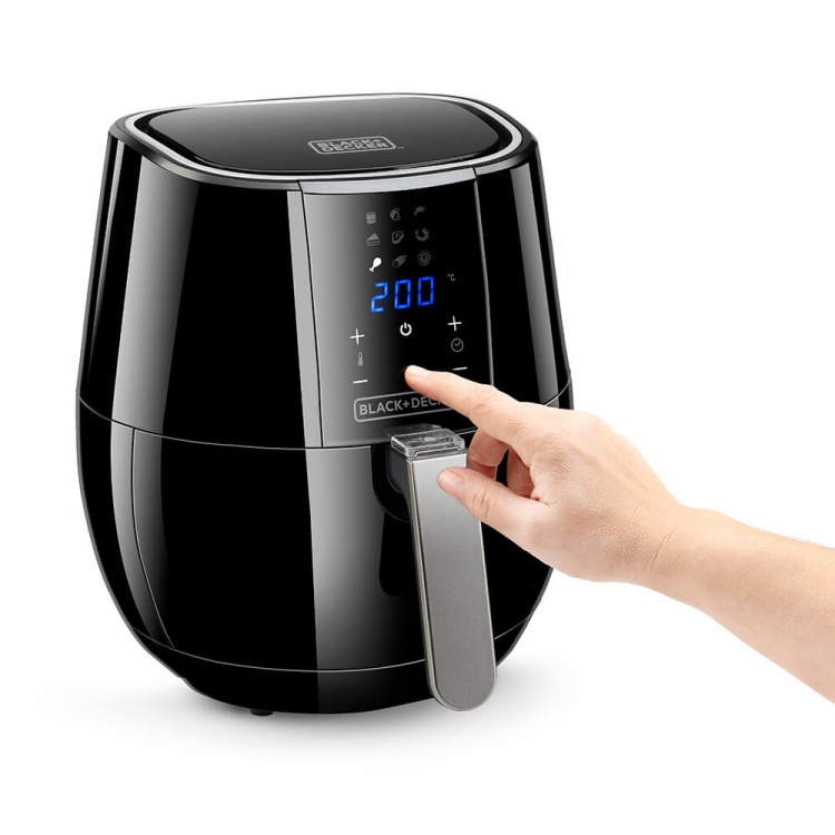 Air Fryer Digital Control 3,5L Svart Air Fryer Digital Control 3,5L Svart