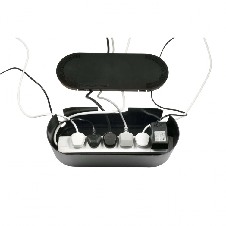 D-LINE Kabelbox Stor Svart D-LINE Kabelbox Stor Svart