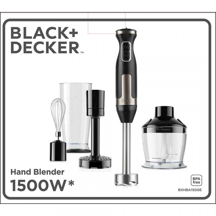 BLACK+DECKER Hand Blender Set 1500W BLACK+DECKER Hand Blender Set 1500W