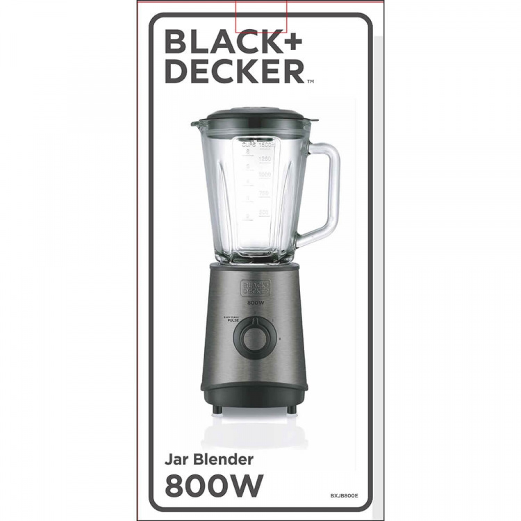 BLACK+DECKER Blender 800W Brushed BLACK+DECKER Blender 800W Brushed