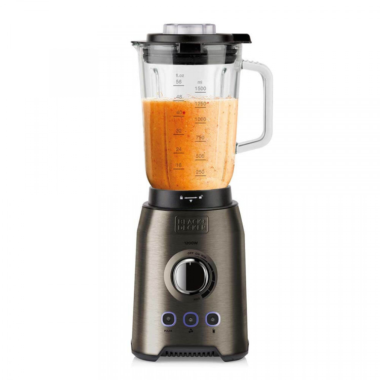 BLACK+DECKER Blender 1200W Brushed