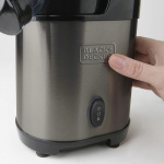 BLACK+DECKER Slow Juicer Brushed