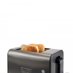BLACK+DECKER Toaster 2-Slice Brushed