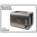 BLACK+DECKER Toaster 2-Slice Brushed