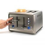 BLACK+DECKER Toaster 4-Slice Brushed BLACK+DECKER Toaster 4-Slice Brushed