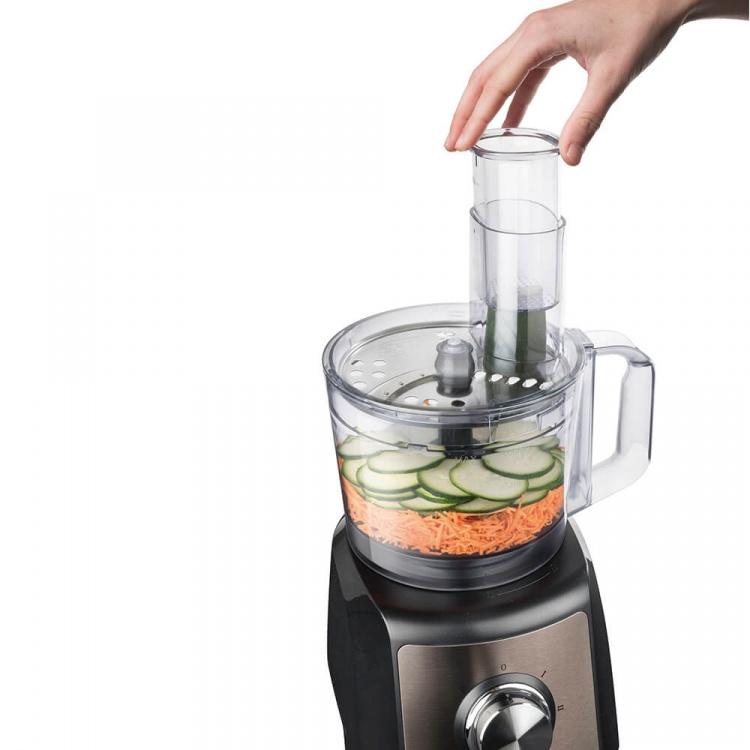 BLACK+DECKER Food processor 1200W Brushed