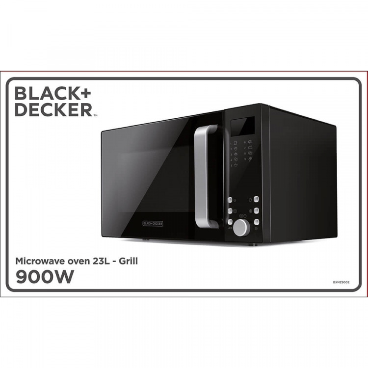 BLACK+DECKER Microwave Digital 23L 900W Black BLACK+DECKER Microwave Digital 23L 900W Black