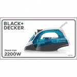 BLACK+DECKER Iron Steam Iron Blå