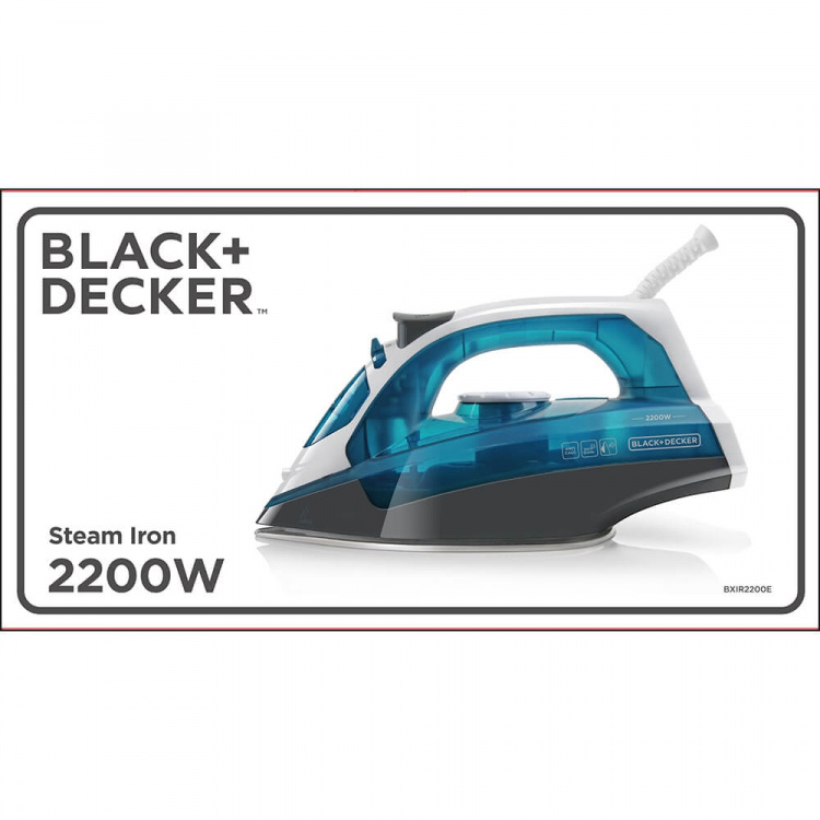 BLACK+DECKER Iron Steam Iron Blå