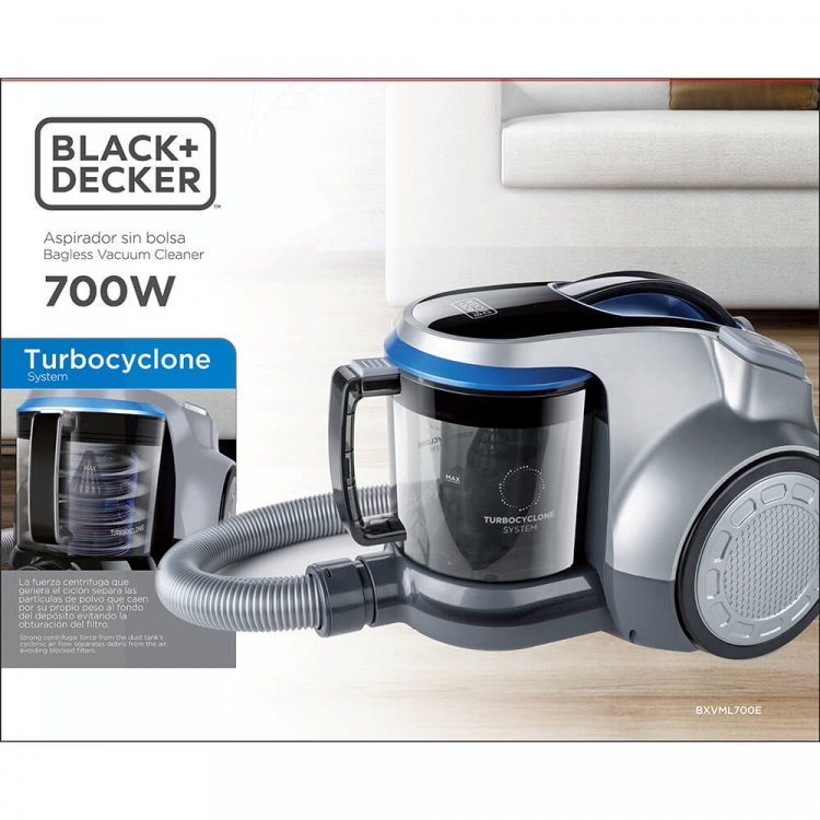 BLACK+DECKER Vacuum Cleaner Bagless Vit