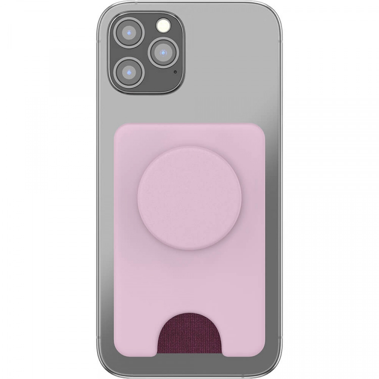 POPSOCKETS Wallet Blush Pink Magnestic Magsafe Wallet+ with Gripp