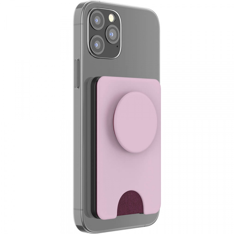POPSOCKETS Wallet Blush Pink Magnestic Magsafe Wallet+ with Gripp
