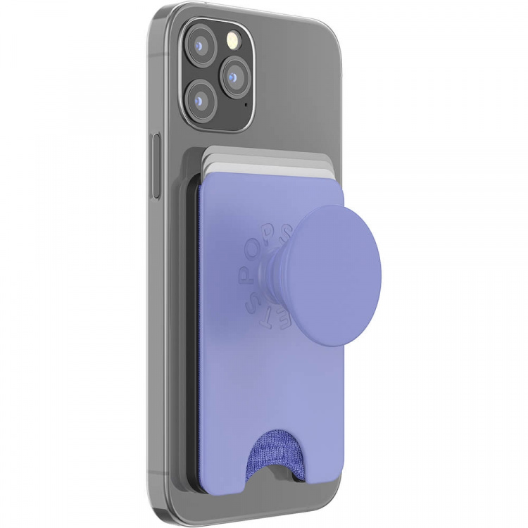 POPSOCKETS Wallet Deep Periwinkle Magnestic Magsafe Wallet+ with Gripp