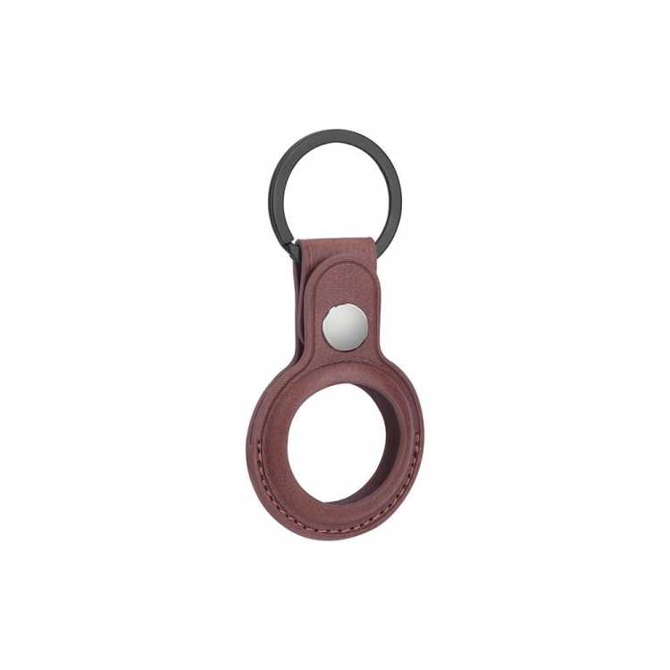 ONSALA Airtag Holder Brown with Keyring ONSALA Airtag Holder Brown with Keyring