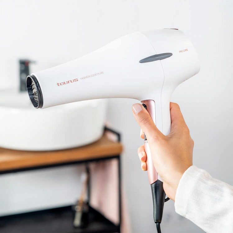 TAURUS Hair Dryer Fashion 2200W Pure White