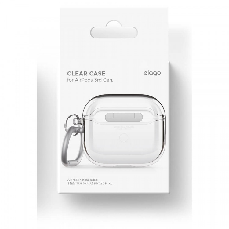 ELAGO AirPod 3 Protective TPU Case Clear ELAGO AirPod 3 Protective TPU Case Clear