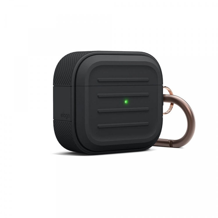 ELAGO AirPod 3 Armor Hang Case Black ELAGO AirPod 3 Armor Hang Case Black