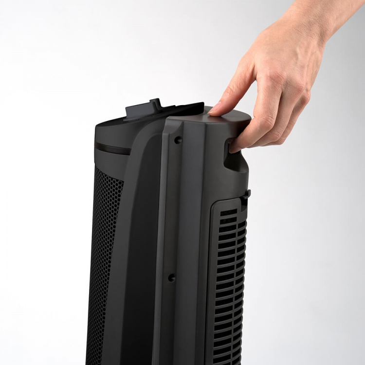 BLACK+DECKER Ceramic Fan Heater Tower 2000W Black