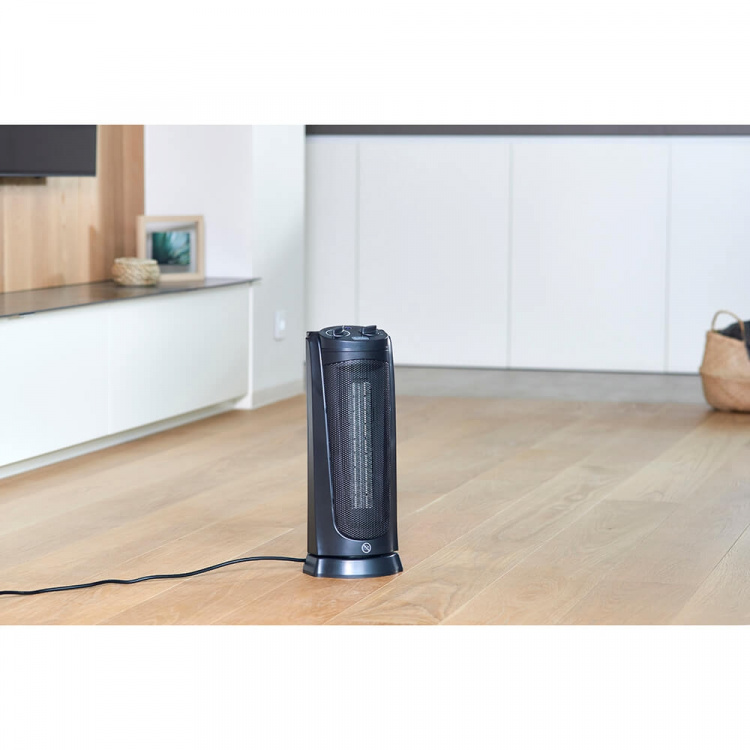 BLACK+DECKER Ceramic Fan Heater Tower 2000W Black