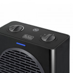 BLACK+DECKER Ceramic Fan Heater 1500W Black