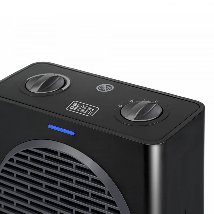 BLACK+DECKER Ceramic Fan Heater 1500W Black