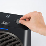 BLACK+DECKER Ceramic Fan Heater 1500W Black