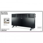 BLACK+DECKER Wall Panel Heater 1800W Black BLACK+DECKER Wall Panel Heater 1800W Black