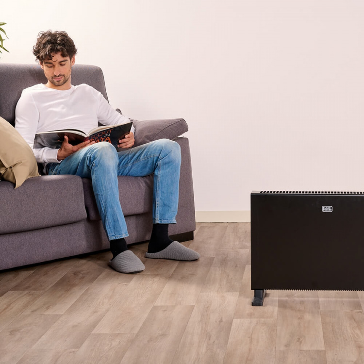 BLACK+DECKER Convector Heater 2000W Digital Black