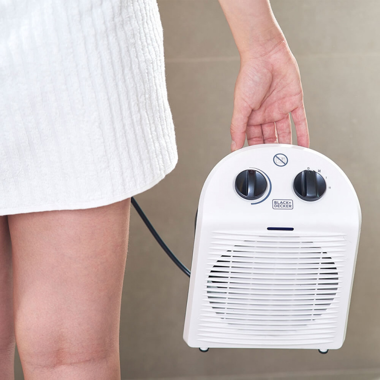 Black+Decker Luchtverhitter 2000W IP21 Wit