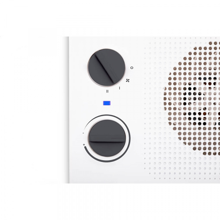 BLACK+DECKER Fan Heater 2000W White Flat BLACK+DECKER Fan Heater 2000W White Flat