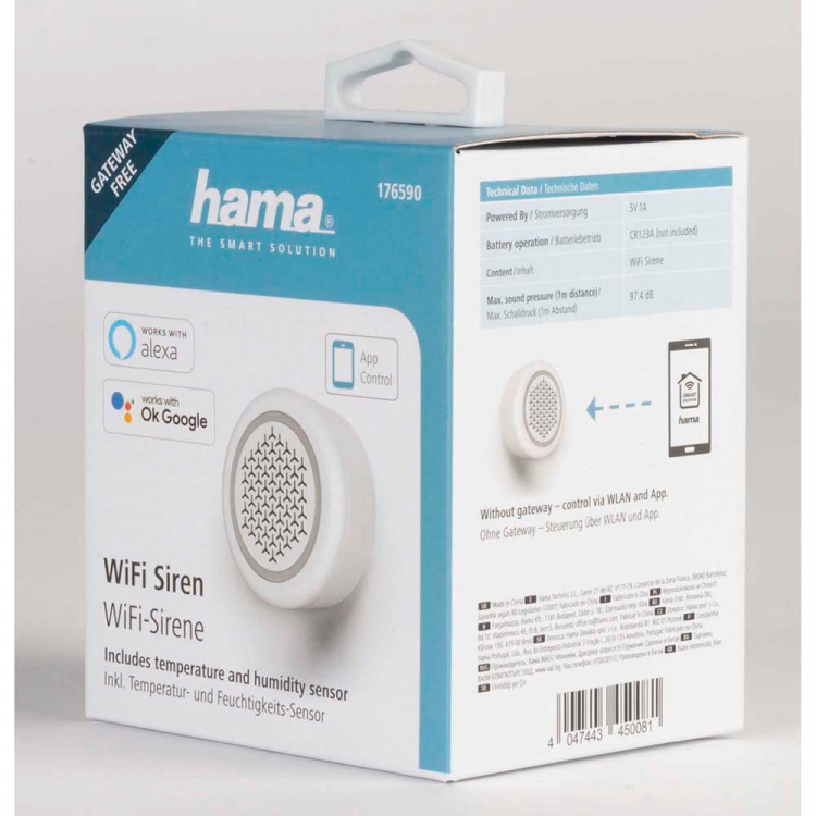HAMA WiFi Smart Alarm Siren 