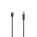 HAMA Cable USB-C to USB-B 480 Mbps 1.5m Black
