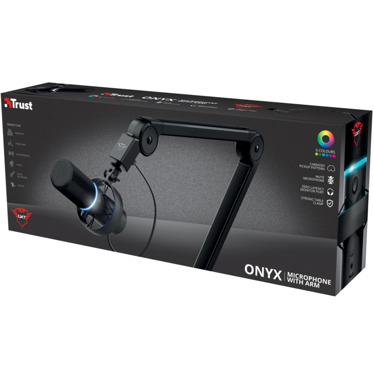 Trust GXT 255+ Onyx Microphone & Arm Trust GXT 255+ Onyx Microphone & Arm