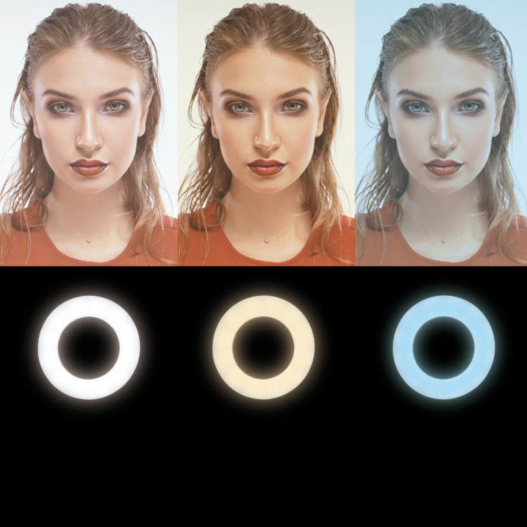 Ring light för smartphone Ø25c