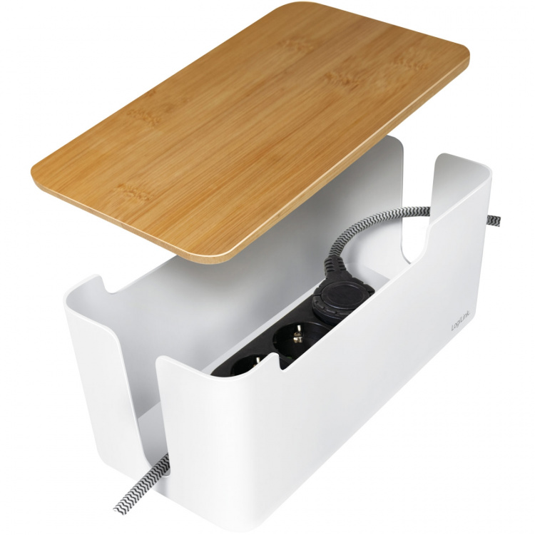 Cable box - Kabelgömma m bambu