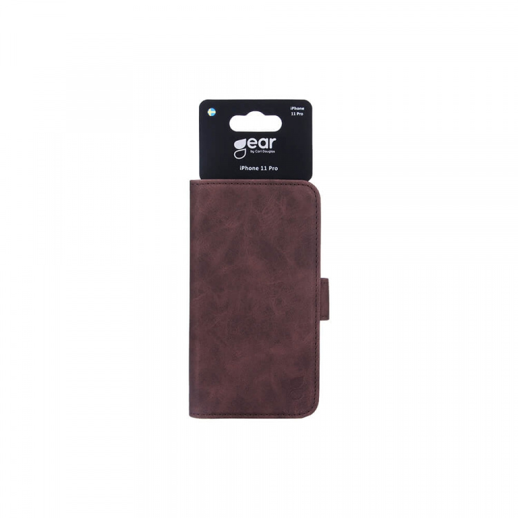 GEAR Mobile Wallet Brown Nubuck PU iPhone 11 Pro