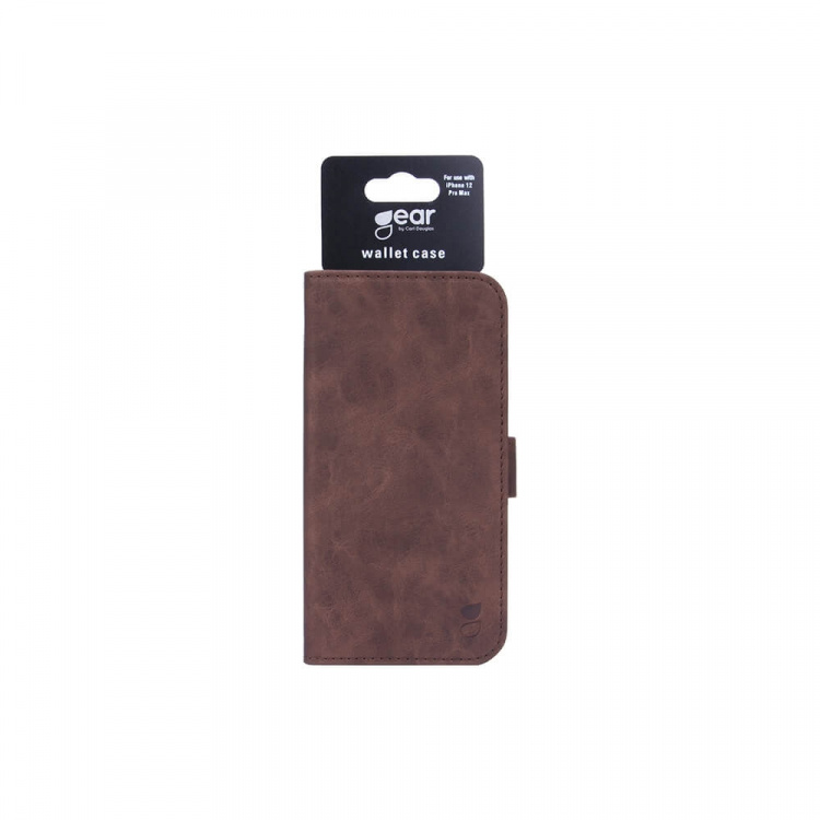 GEAR Mobile Wallet Brown Nubuck PU iPhone 12 Pro Max GEAR Mobile Wallet Brown Nubuck PU iPhone 12 Pro Max