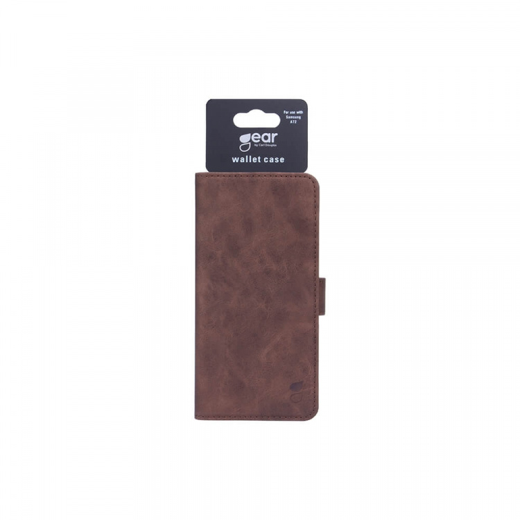 GEAR Mobile Wallet Brown Nubuck PU Samsung A72