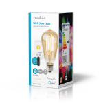 Nedis SmartLife LED Filamentlamp | E27 | 806 lm | 7 W | Warm Wit | 1800 - 3000 K | Glas | Android™ / IOS | ST64 | 1 Stuks
