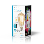 Nedis SmartLife LED Filamentlamp | E27 | 806 lm | 7 W | Warm Wit | 1800 - 3000 K | Glas | Android™ / IOS | ST64 | 1 Stuks