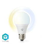Nedis SmartLife LED Bulb | Wi-Fi | E27 | 806 lm | 9 W | Warm tot Koel Wit | 2700 - 6500 K | Android™ / IOS | Peer | 1 Stuks