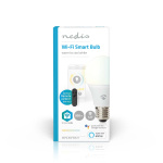 Nedis SmartLife LED Bulb | Wi-Fi | E27 | 806 lm | 9 W | Warm tot Koel Wit | 2700 - 6500 K | Android™ / IOS | Peer | 1 Stuks