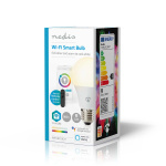 Nedis SmartLife Multicolour Lamp | E27 | 806 lm | 9 W | RGB / Warm tot Koel Wit | 2700 - 6500 K | Android™ / IOS | Peer | 1 Stuks